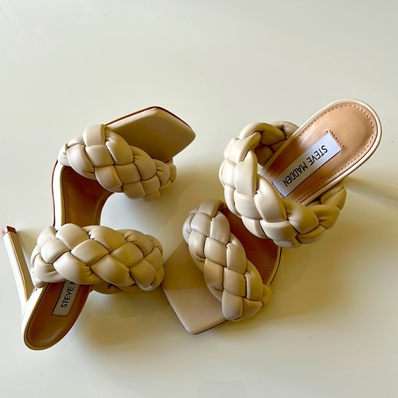 Steve Madden Shoes Steve Madden Cream Colored High Heel Sandals Poshmark